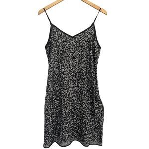 Forever 21 Special Collection Sequin Slip Dress Size Large NWT